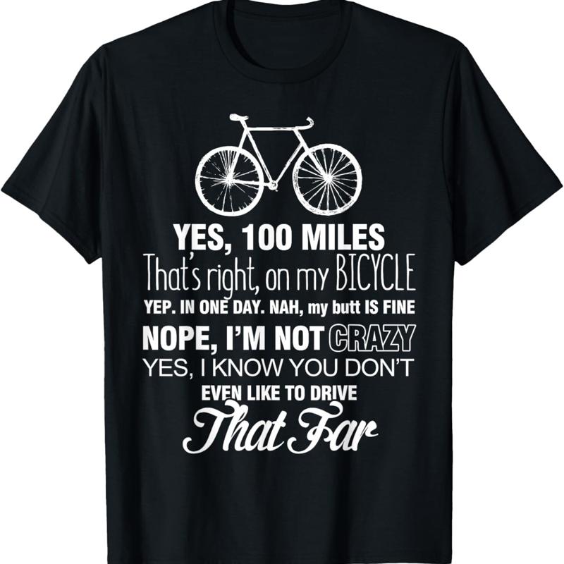 YEP 100 MILES BICYCLE T Shirt