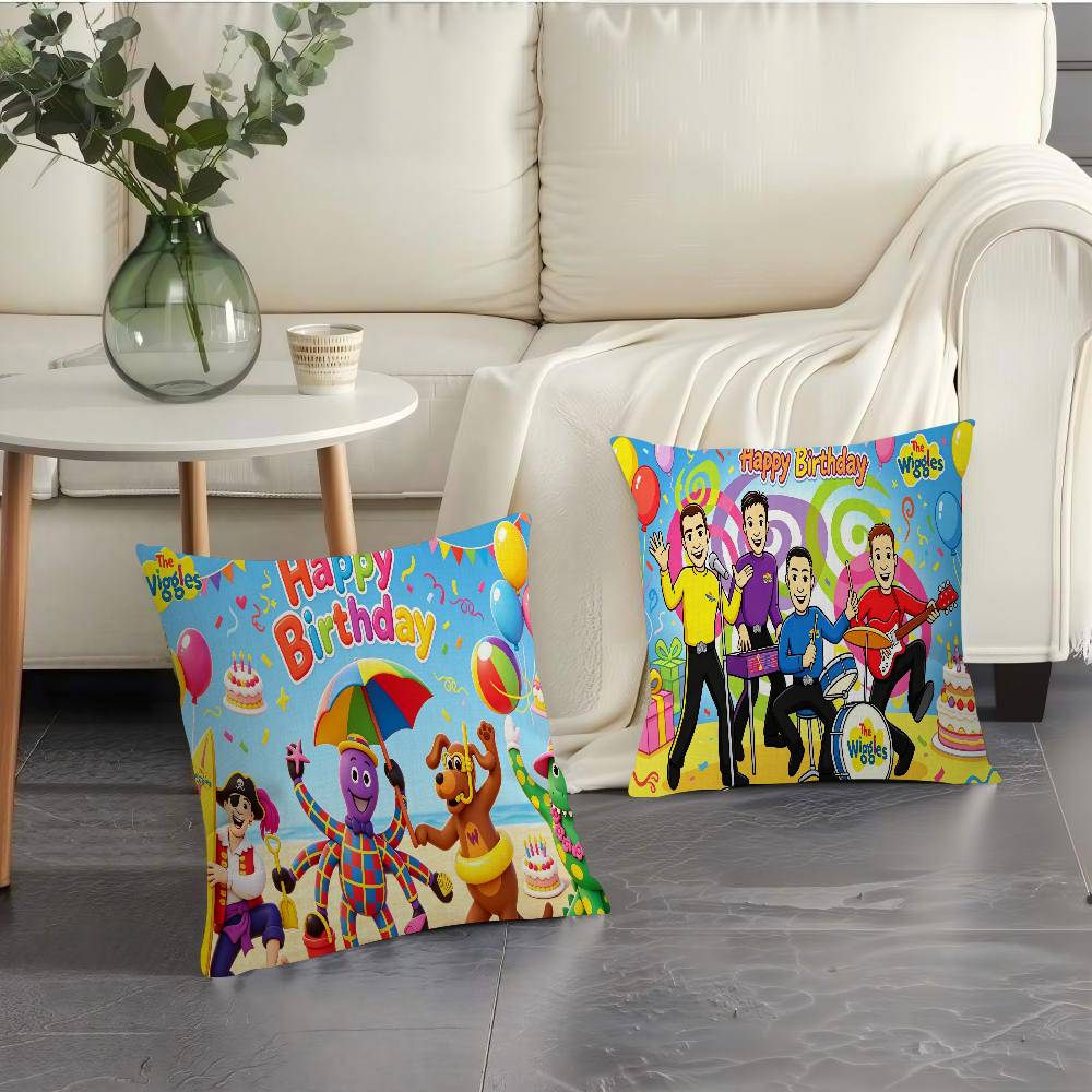 Customized The Wiggles Theme pillow cover sofa cushion cover home room decoration children gift