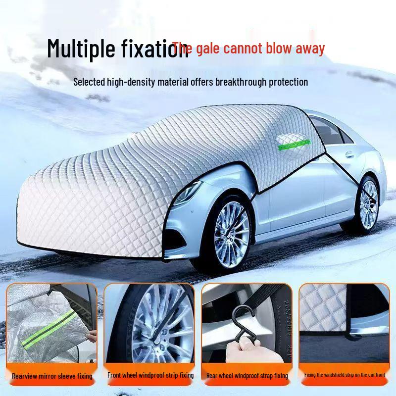 Car Windshield Snow and Sun Shade: Snowproof, Frost Protection, UV Protection