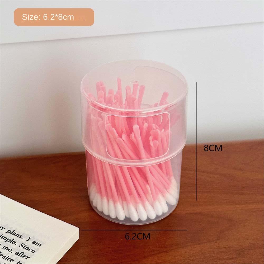 100Pcs/set Eyelash Extension Glue Removing Double Head Cotton Swabs Nose Lipstik Ear Cleaning Cotton Bud Makeup Cotton Stick