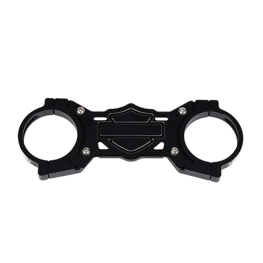 For Harley Sportster XL Iron 883 1200 Accessories Front Fork Balance Shock Bracket Absorber Brace Suspension Steering Holder
