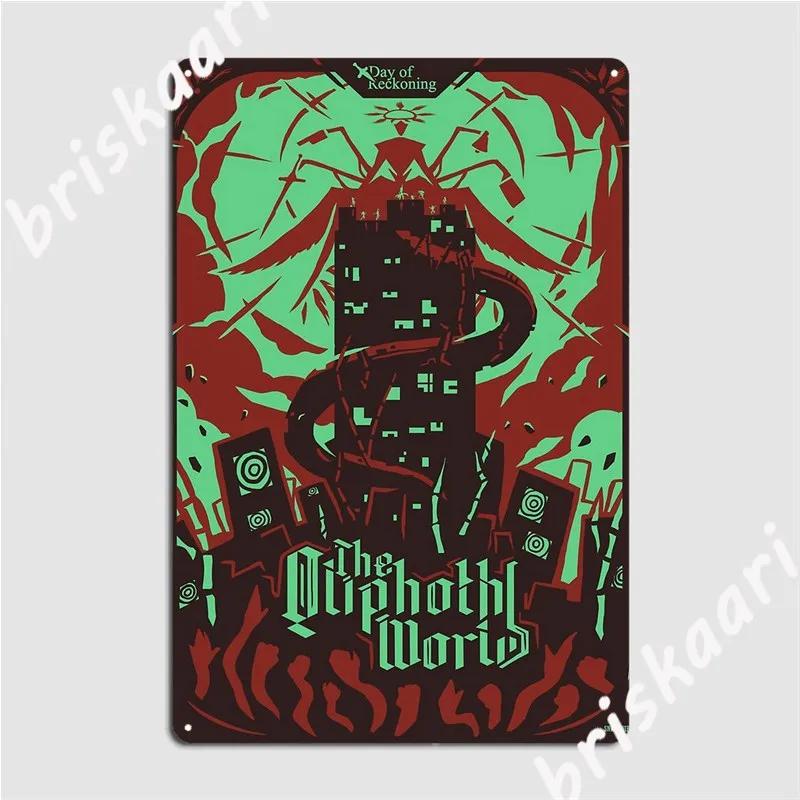 The Qliphoth World Metal Signs Wall Cave Club Bar Classic Plaques Tin sign Posters 20X30CM