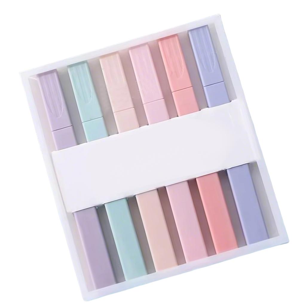 6 Pcs Highlighters Set Chisel Tip Highlighter Markers Highlighter Pen Bible Highlighter Fluorescent Pen for School