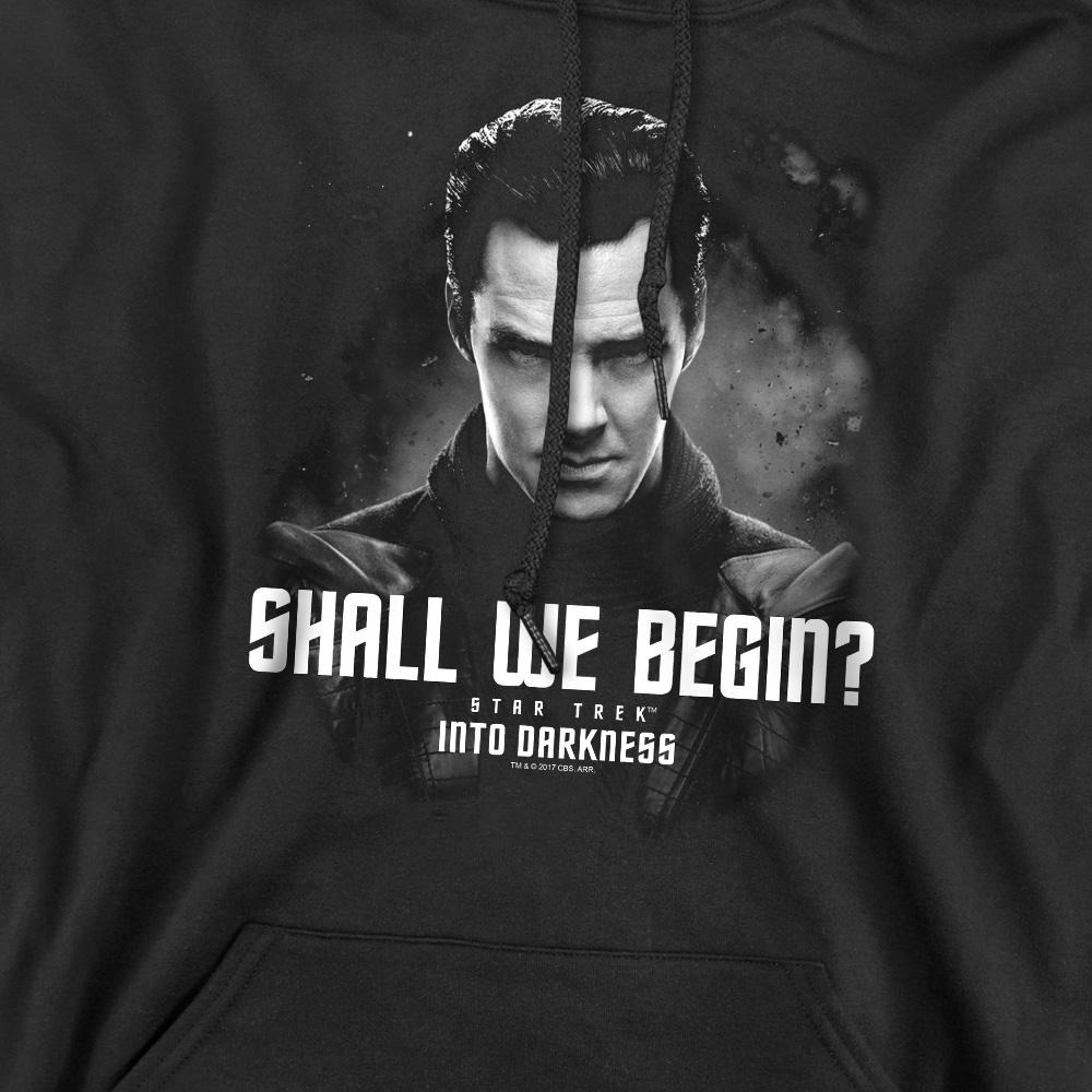 Star Trek: Into Darkness Mens Shall We Begin Hoodie