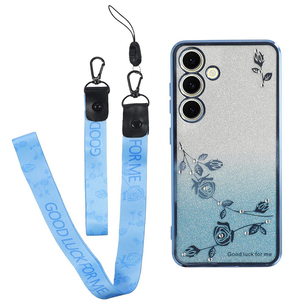 KADEM For Samsung Galaxy S23 FE Case Shockproof Shell TPU Phone Cover with Strap