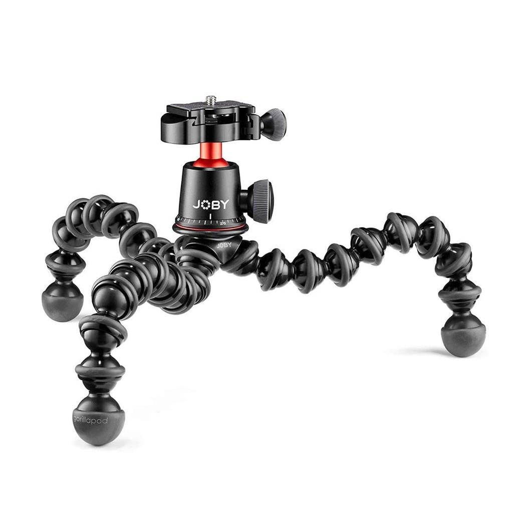 JOBY Camera Mini Gorillapod 3K PRO Load Capacity Flexible Single SLR Tripod, Tripod, Stand, 3kg, Tripod, Aluminum, Leg, JB01569-BWW