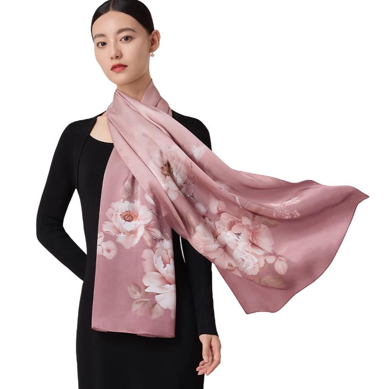 

Shanghai Story Enhanced 30% Mulberry Silk Scarf & Shawl 170*50cm