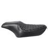Motorcycle Leather Two Up Driver Front Rear Passenger Seat For Harley Sportster XL Iron 883 1200 48 Forty-eight 2004-2016