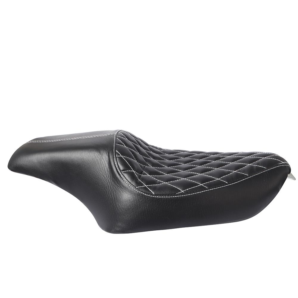 Motorcycle Leather Two Up Driver Front Rear Passenger Seat For Harley Sportster XL Iron 883 1200 48 Forty-eight 2004-2016
