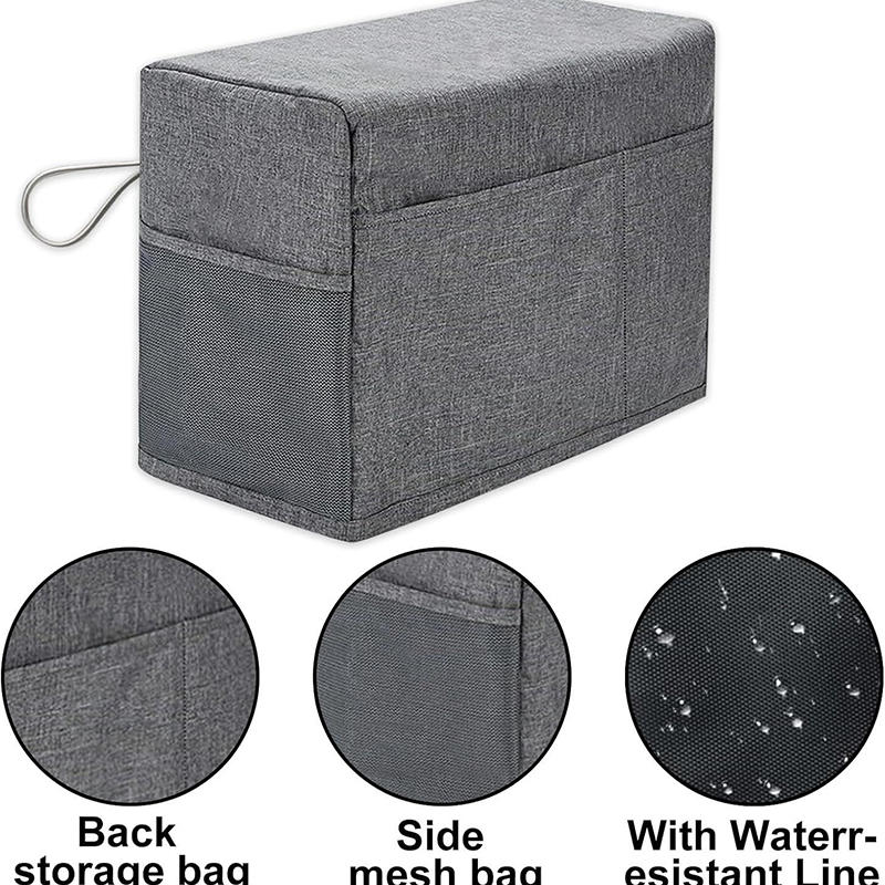 Universal Sewing Machine Cover with Storage Pocket & Side Handles Protective Dust Cover for Most Standard Sewing Machines