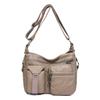 Damen Freizeit Crossbody Tasche Leder Umhängetaschen Damen Mehrzweck Messenger Tasche Sac Courses Große Kapazität Schülertaschen