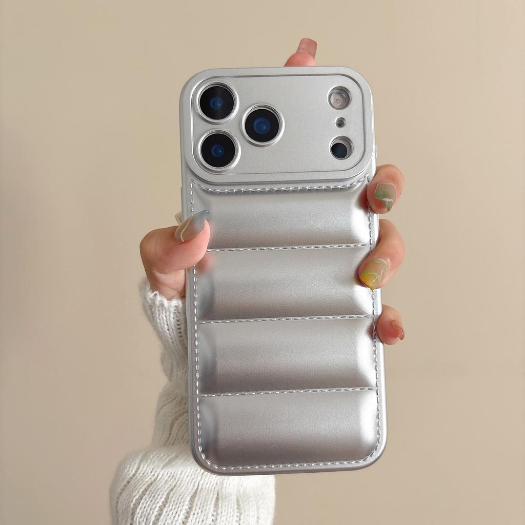 Autumn and winter wave three-dimensional down jacket iPhone11Promax mobile phone case Korean Apple 11P protective case