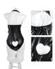 [Excellent Quality] Bunny Girl Cosplay, Plus Size Bunny Suit, Black and White Uniform, Cute and Sexy Halloween Costume for Events and Photo Shoots (Bl