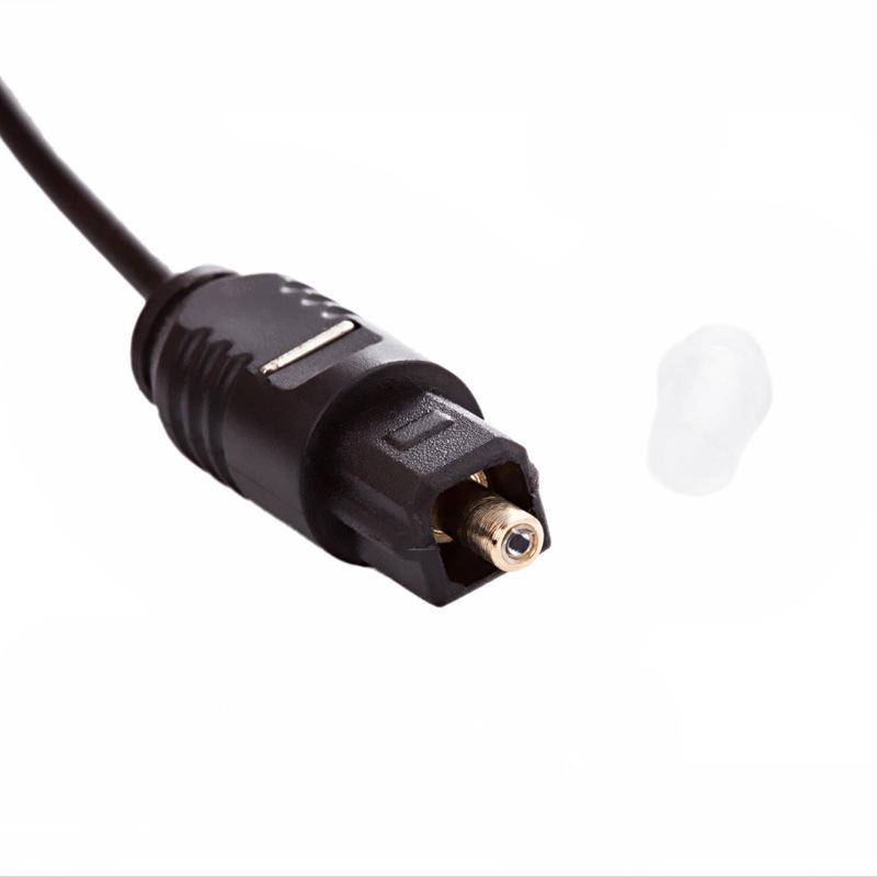Fiber Optic SPDIF TOSLINK Digital Audio Cable for Hi-Fi, TV To Amplifier.