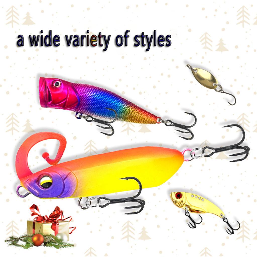 Christmas Fish  Set Creative Fishing Enthusiast Gift Set Multi Variety Fish  Fish  Set