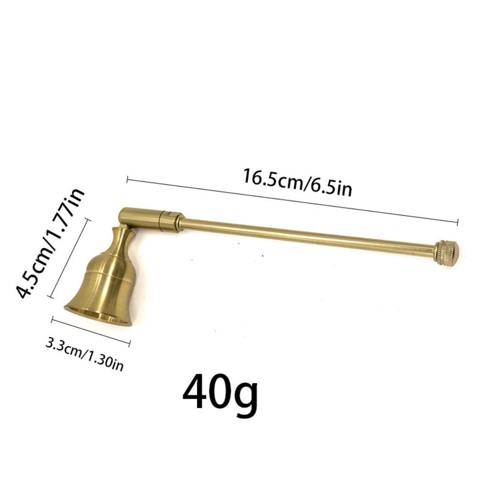 

Bell Shaped Candle Snuffer Swingable Flame Cover Vintage Candle Extinguisher Home Style 1