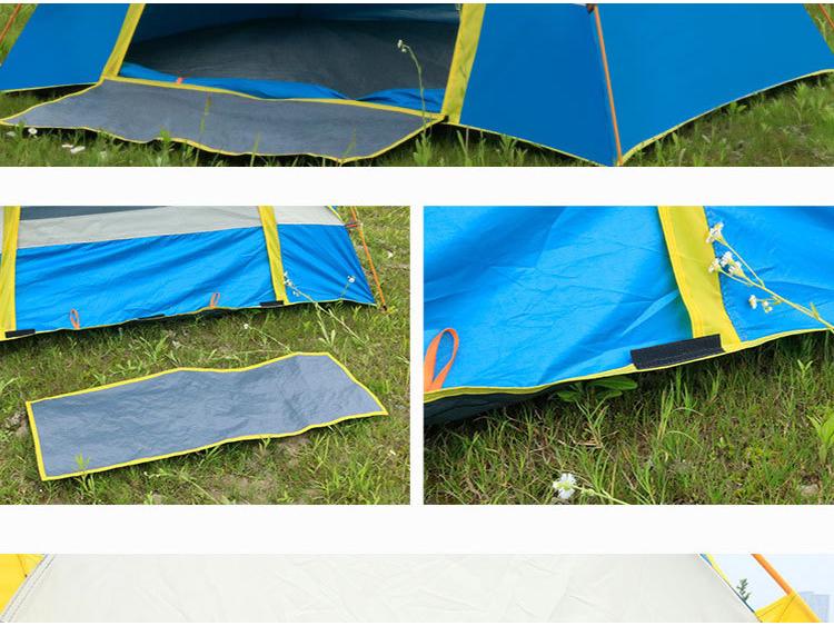 Century Glacier Automatic Folding Tent for 3-4 People: Quick-Open, Double Rainproof for Camping & Beach
