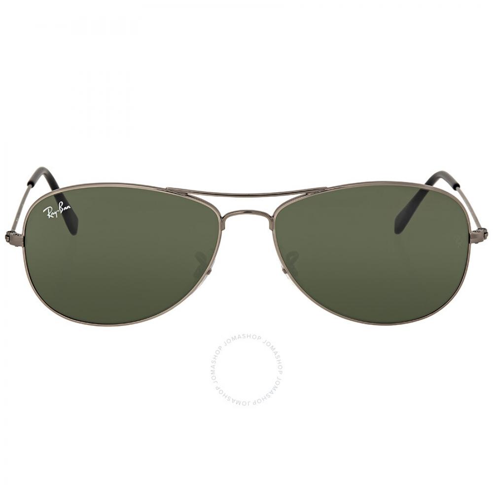 

Ray Ban Cockpit Green Classic G 15 Aviator Unisex Sunglasses RB3362 004 56