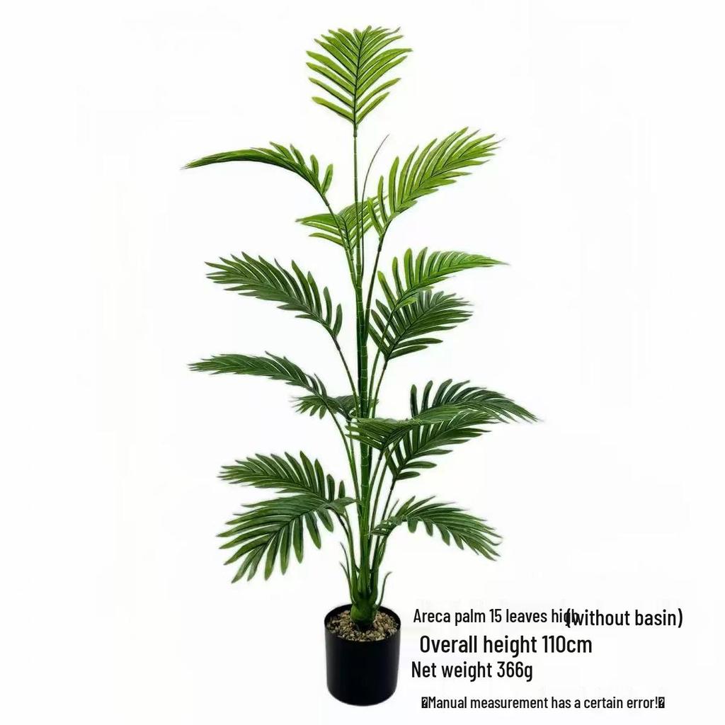 Green Areca Palm Fake Tree Leaves for Home & Wedding Decoration