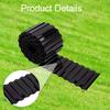 Corrugated Metal Garden Edging Black Border for DIY Flower Bed Driveway