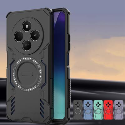 Redmi 14C maciņš Xiaomi Redmi 14C Capas Armor Bumper Magnētisks, triecienizturīgs, Magsafe bezvadu uzlādes pamatne Redmi 14C