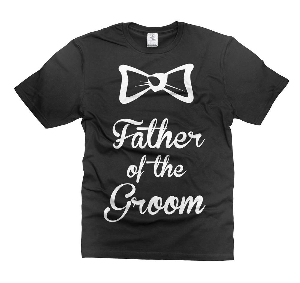 Mens Father Of The Groom T-shirt Groom Father Shirt Wedding Bachelor Party Tees Unisex T-Shirt XXXXL