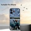 Karpfenfischerei R-Rute Handyhülle Für iPhone 17, 16,15,14,13,12,11 Plus,Pro Max, Andere Weiche Schwarze Hülle