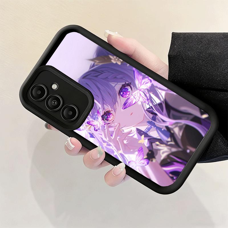 Phone Case for Samsung Galaxy S26 S25 Ultra S24 FE Genshin Impact Keqing Shell S23 Plus S22 + S21 S20 5G Soft Silicone Funda