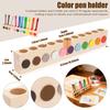 Wood Pencil Holder with 11 Holes Rounded Corner Design Pen Holder Creative Desktop Stationery Organizer Decorative School Office