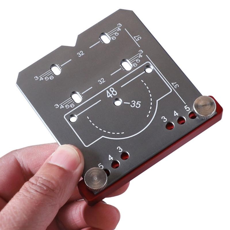 35mm Hinge Hole Template Jig Woodworking Concealed Hinge Jig Kits Drill Guide Locator Tool For Woodworking Enduring