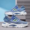 Breathable Men's Running Shoes Lightweight Mesh Vulcanized Shoes Men Summer Luxury Designer Outdoor Thick Sole Tennis Shoes