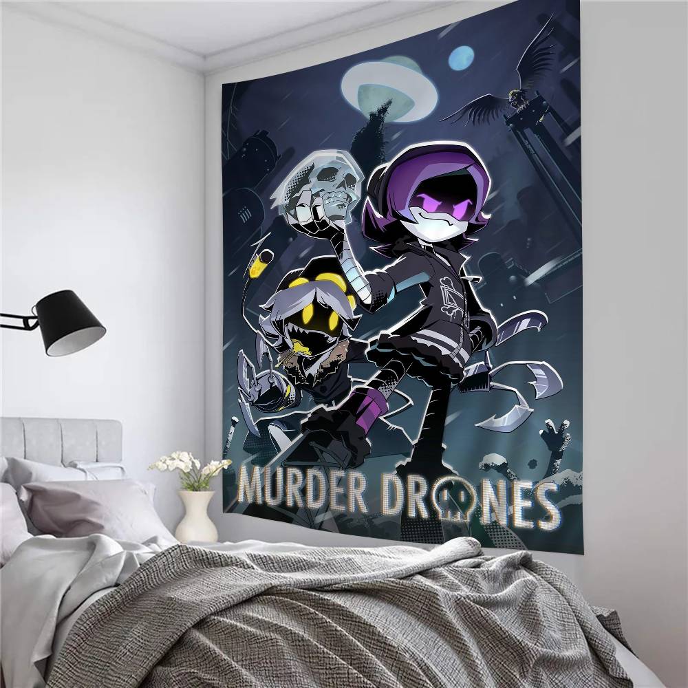 Anime Vražedné Drony Kreslená Nástěnná Tapiserie Dekorace Domácnost Domácí Dekor