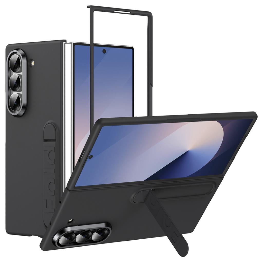 For Samsung Galaxy Z Fold6 5G Case Kickstand Hard PC Phone Cover (without Screen Protector)