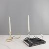 Nordic Geometric Metal Candlestick Ornament for Living or Dining Room Decor