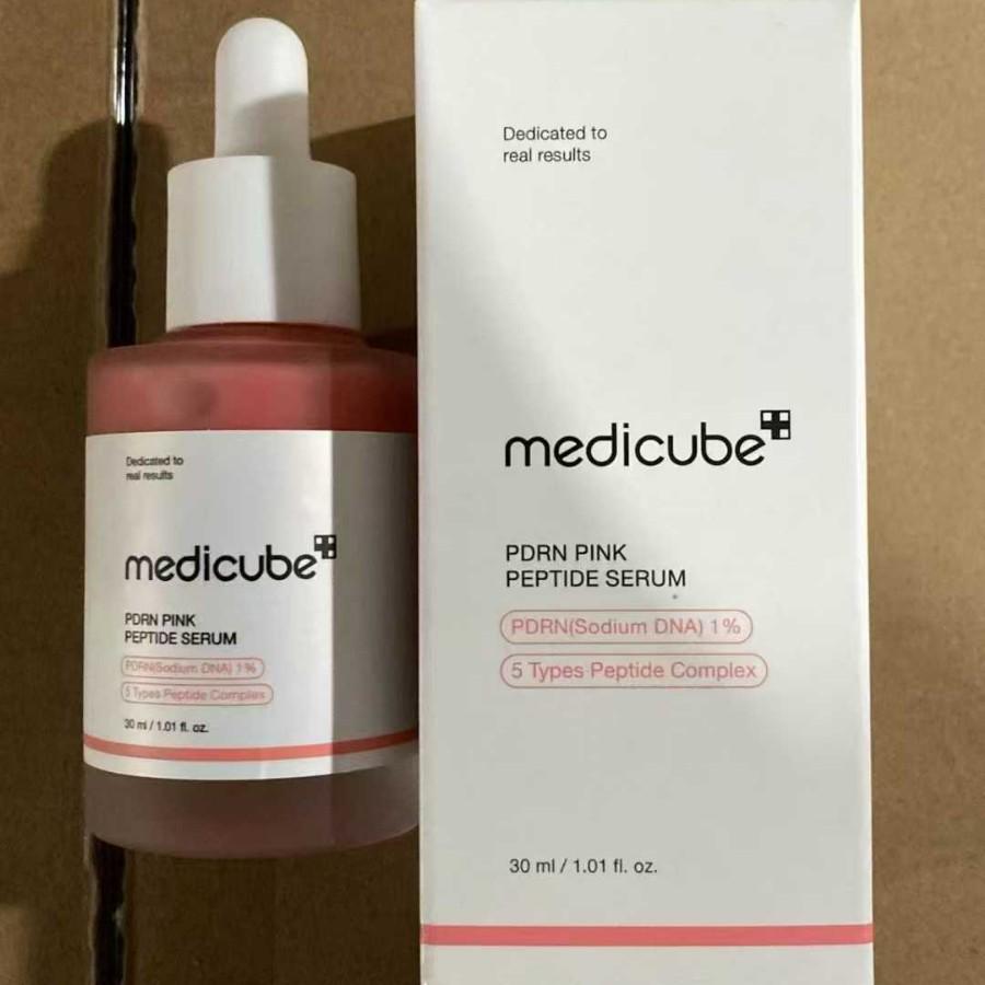 Kim Hee-sun's Medicube Kollagen Hautpflege-Set – Ampulle, Serum, Sonnenschutz, Gesichtsreiniger, Schlammmaske