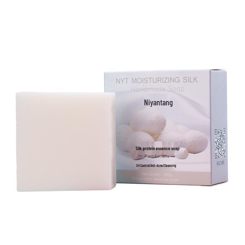 

Грязевое мыло с морской солью Ян Тан и шелком из козьего молока с молочной кислотой и эфирными маслами - Противоклещевое и очищающее