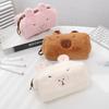 Plush Pencil Case Cute Cartoon Make Up Cosmetic Bag large Capacity Pen Box Soft Travel Organizer Storage Pouch Stationery Bag