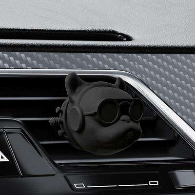Osvěžovač vzduchu do auta Klipy do ventilace s designem francouzského buldočka Vůně parfému Dlouhotrvající klip do ventilace auta Osvěžovače vzduchu do auta