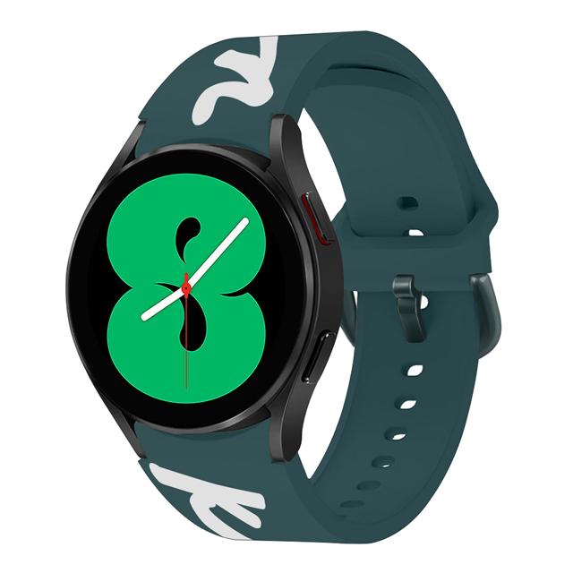 Pulseira Original Para Samsung Galaxy Watch 4/5/6 classic 47mm 43mm 44mm 40mm Sem Espaços Pulseira de Silicone Galaxy Watch 5 pro 45mm band