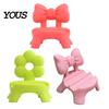 Easy Wipe Clean Table Ornament 3D Printed Stool Phone Holder, Cute Bow/Flower Ergonomic Bracket Support, Hands-free Mobile Stand for Desktop Accessory