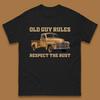Oude Jongen Regels Respecteer de Roestige Truck Klassieke Antieke Vrachtwagen Liefhebbers Heren T-shirt Top
