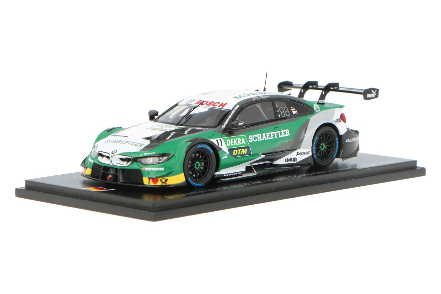 

Spark National Model BMW M4 BMW Team RMG 2019 DTM Hockenheim 1/43 Schaeffler #11 M.Wittmann
