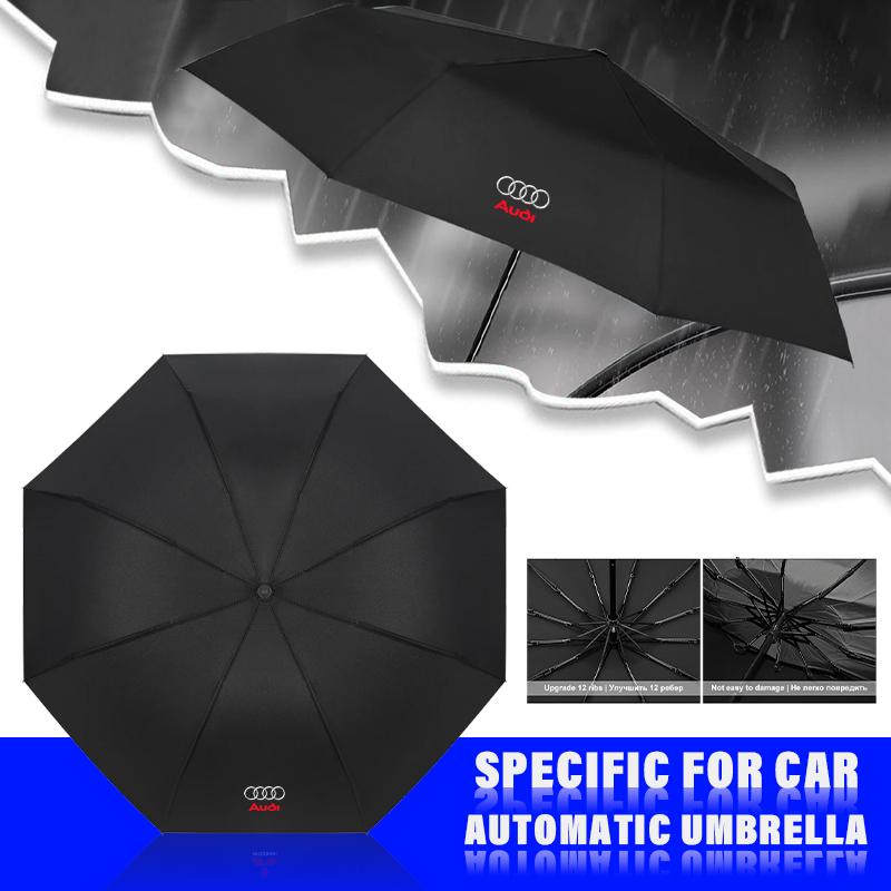 Men Women Umbrella Fully Automatic Reverse Folding Umbrella Windproof For Audi A1 A2 A3 A4 A5 A6 A7 A8 Q1 Q2 Q3 Q4 Q5 Q6 Q7 Q8 B5 B6 B7 B8 C5 C6