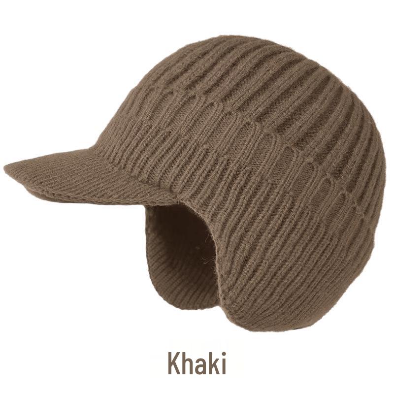 Men's Cross-Border Winter Ear-Protecting Duckbill Hat - Warm, Thickened, Plus Velvet for Middle-Aged and Elderly
