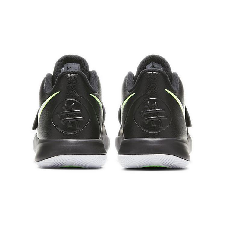 Nike Flytrap 3 Slip Resistant Cushioning Abrasion Resistant Low top Children's Basketball Shoes Black White Green BQ5620-001