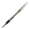 Excellent Cartier Fountain Pen Louis Cartier Godrons Silver 18K Mens Used