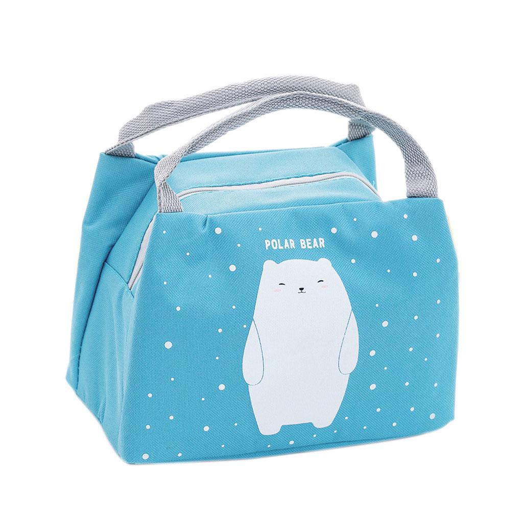 Cartoon Lunch Bag Adults Kids Portable Insulated Lunch Bag Picnic Tote Thermal