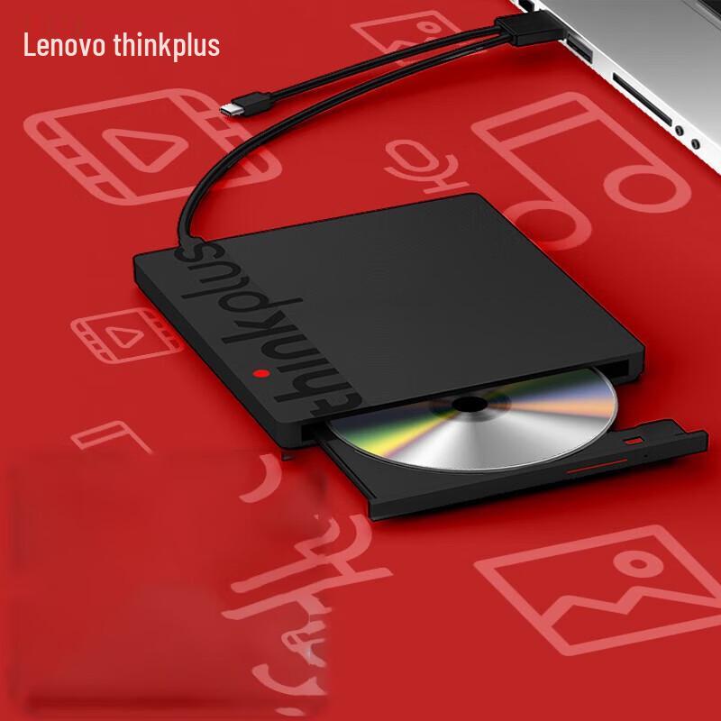 Lenovo USB Type-C Ultra-Thin External DVD Burner