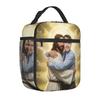 Insulated Lunch Bags Charlie Kirk Embrace God Merch Lunch Container Y2K Cooler Thermal Lunch Box For Travel