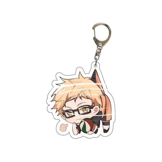 [KuaYu] Shoyo Hinata Takashi Sugawara Hotaru Tsukishima Keychain Hanging Decoration Set of 5 Bag Decoration Bag Decoration Mobile Phone Moe Goods